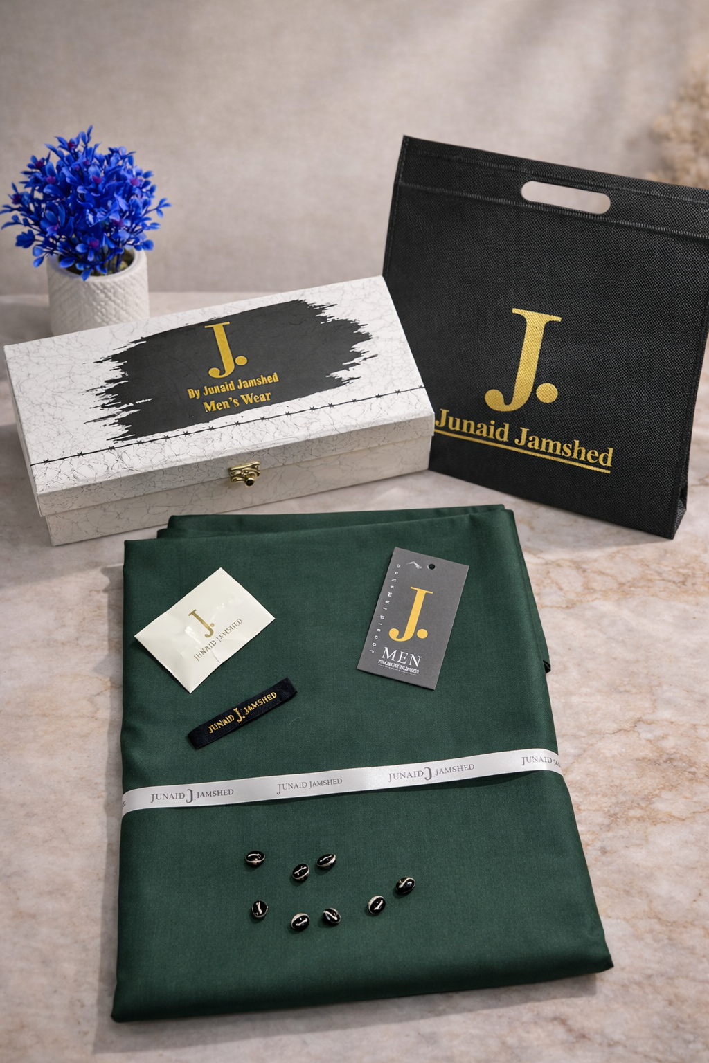 Premium J. Boski Fabric for Men | Luxury Boski with gift box