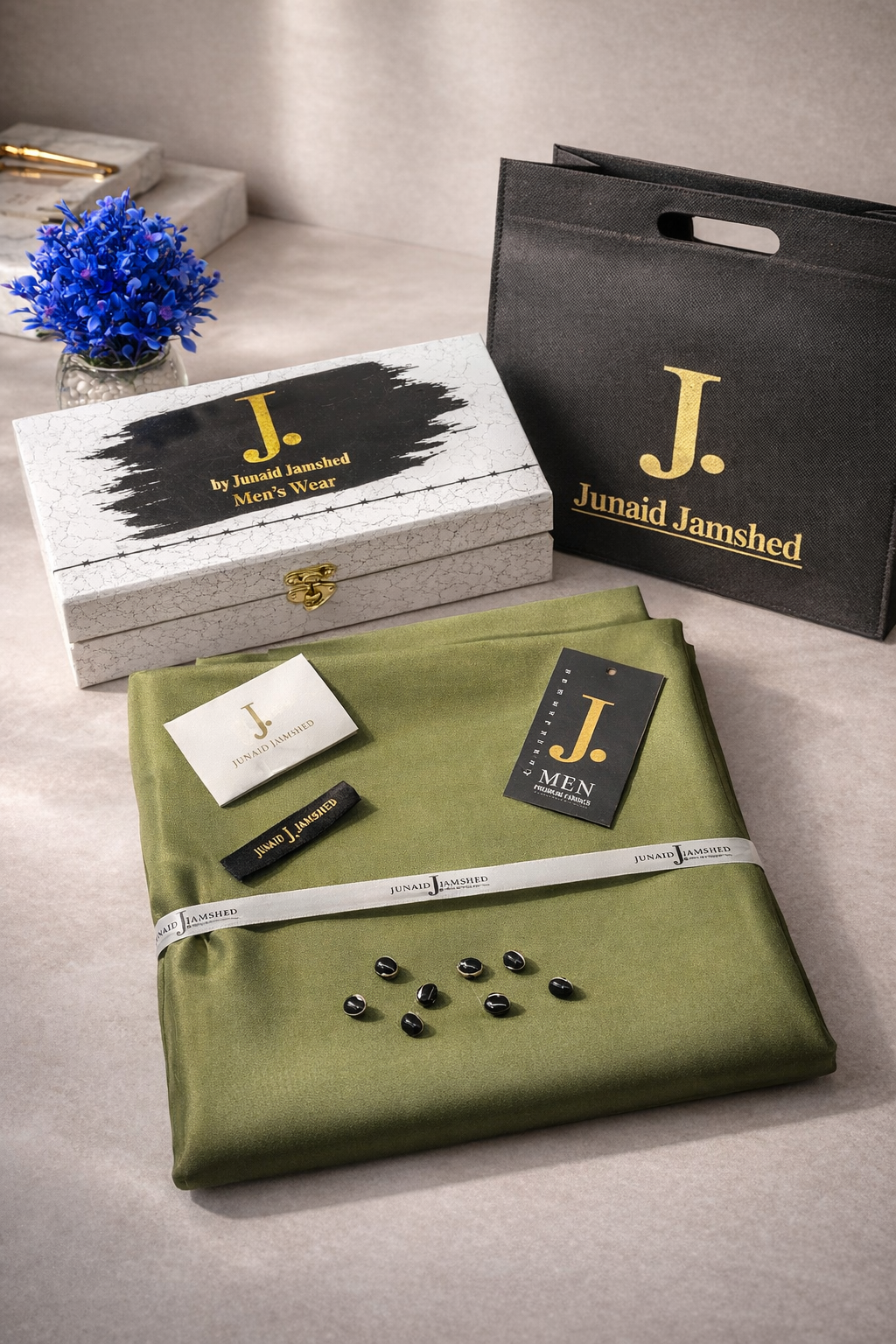 Premium J. Boski Fabric for Men | Luxury Boski with gift box