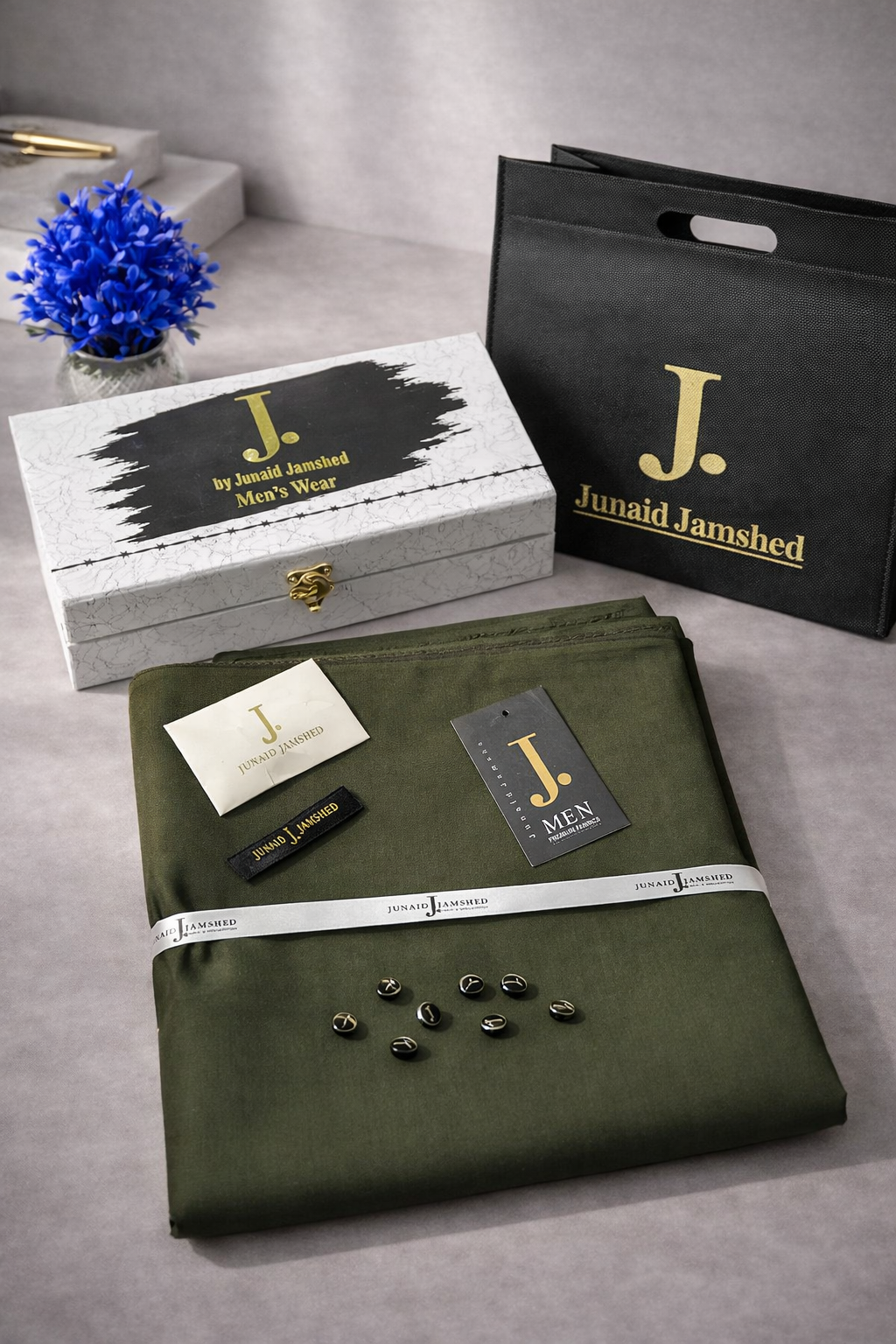 Premium J. Boski Fabric for Men | Luxury Boski with gift box