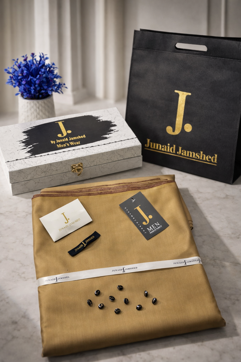Premium J. Boski Fabric for Men | Luxury Boski with gift box